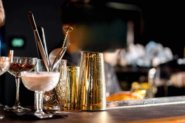 bartenders tools on the table